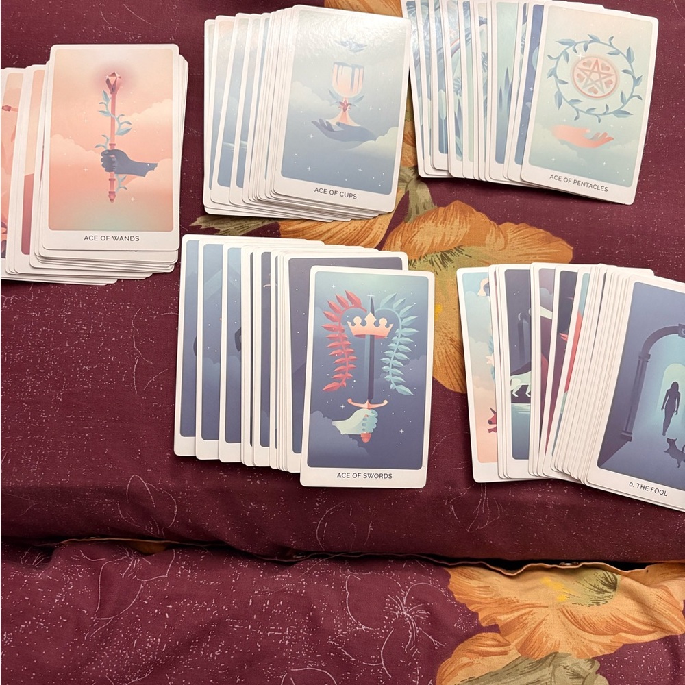 Colorful Tarot Card Deck